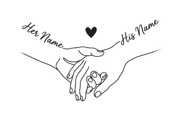 Download Minimal Couple Hand Holding Love Svg - Old Collection