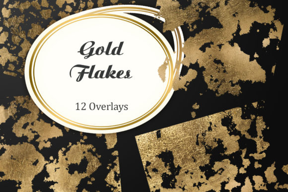 Download Gold Flakes Overlay - Old Collection