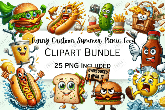 Download Funny Picnic Food Clipart - Fun Collection