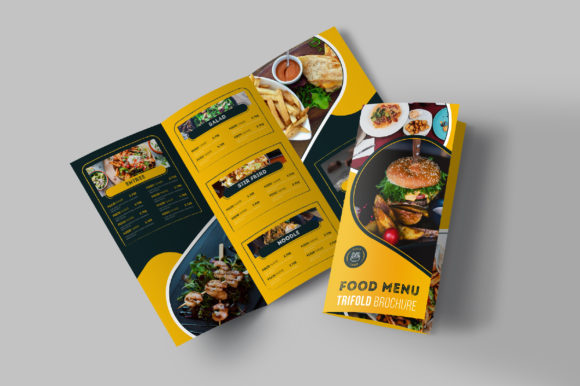 Download Food Menu Trifold Brochure - Old Collection