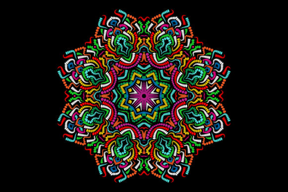 Download Mandala Pattern Complicated Star Flowers - Complicated Collection