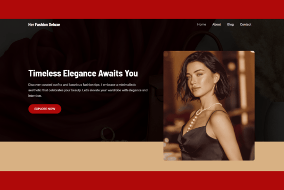 Download Fashion Blog WordPress Website Template - Fashion Collection