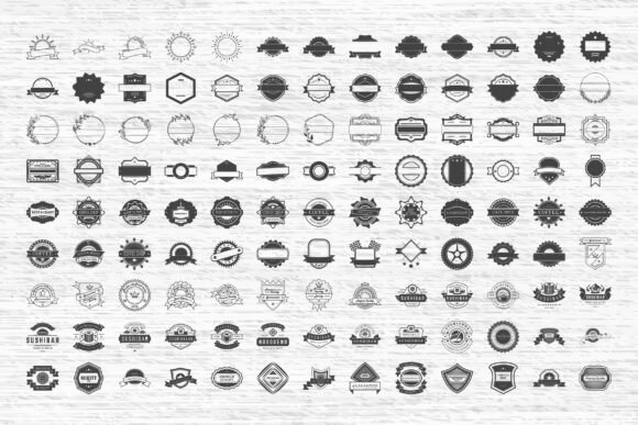 Download Vintage Logo Creation Kit Badges, Stamps - Logo Collection