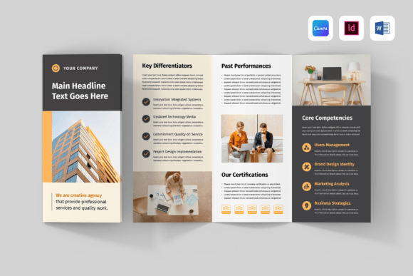 Download Trifold Brochure | Canva, MS Word, Indd - Old Collection