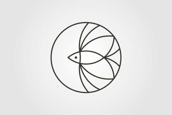 Download Minimal Fish Logo Line Art Vector - Logo Collection