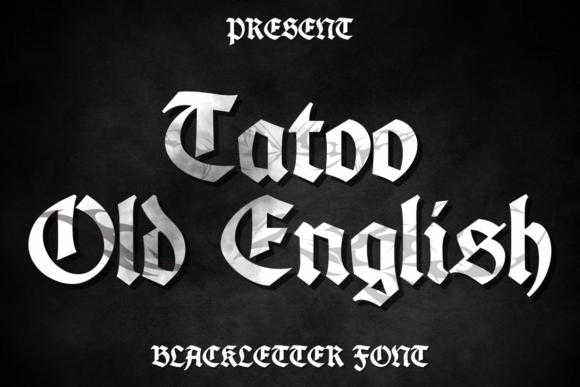 Download Tattoo Old English - Old Collection